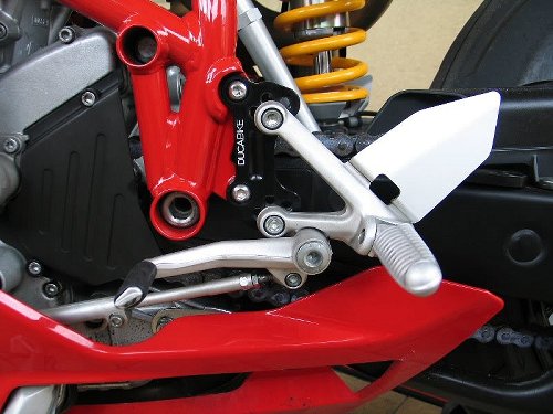 Ducabike Piastra arretra pedane originali - Ducati 749 / 999