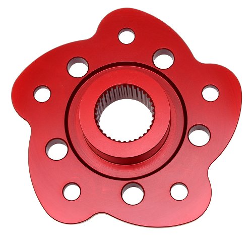 Ducabike Anillo de brida trasero Ducati tipo 02 rojo