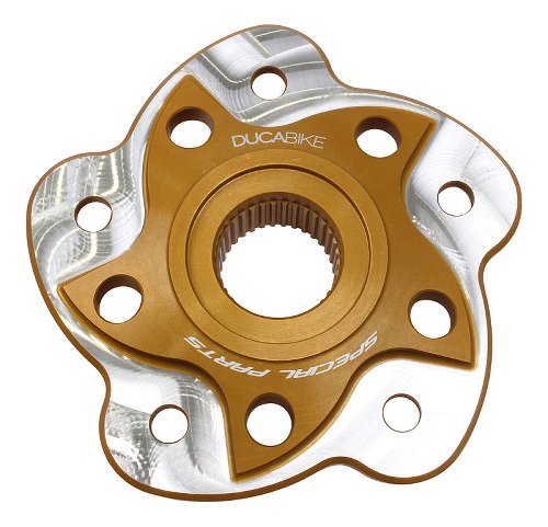 Ducabike Rear sprocket flange, gold - Ducati 748 / 916 / 996