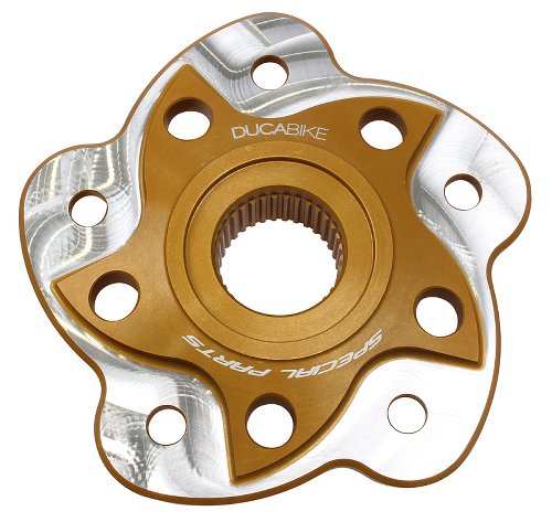 Ducabike Rear sprocket flange, gold - Ducati 748 / 916 / 996