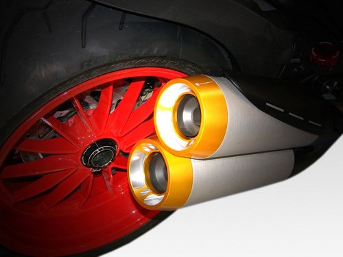 Coperchio di scarico Ducabike, oro - Ducati Diavel