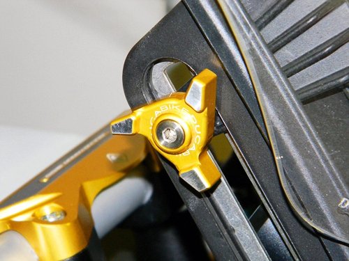 Ducabike Adjustable knobs, red - Ducati Multistrada 1200