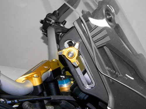 Ducabike Adjustable knobs, red - Ducati Multistrada 1200