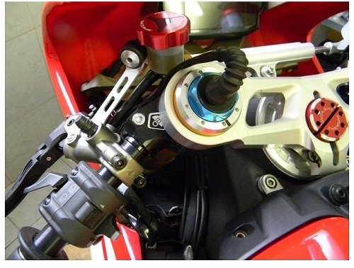 Ducabike Handlebar-kit, 53mm, adjustable, GP, black - Ducati