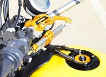Ducabike Haltersatz Lenkungsdämpfer, schwarz-gold - Ducati 