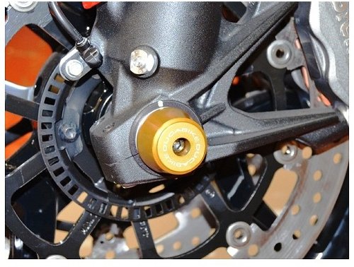 Ducabike Fork protection cap, gold - Ducati Scrambler...