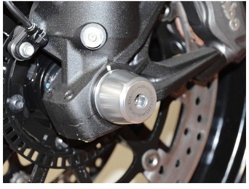 Ducabike Gabel Sturzpads, silber - Ducati Scrambler...
