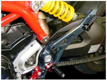 Ducabike Passenger footrest kit, black - Ducati 821