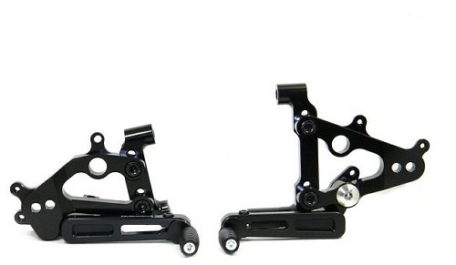 Ducabike Footrest system, black - Ducati Panigale 899 - 1199