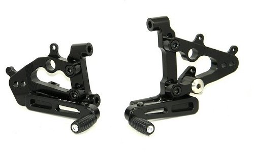 Ducabike Footrest system, black - Ducati Panigale 899 - 1199