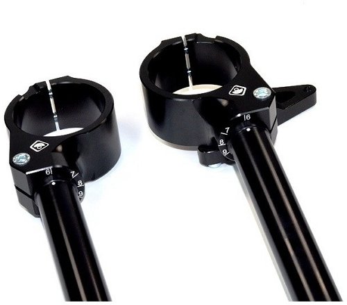 Ducabike Stummellenker-Satz, verstellbar, 53mm, schwarz -