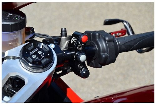 Ducabike Stummellenker-Satz, verstellbar, 53mm, schwarz -