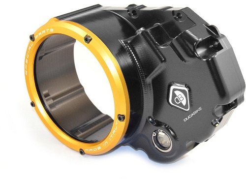 Ducabike Clutch cover, black-gold - Ducati Monster 821...