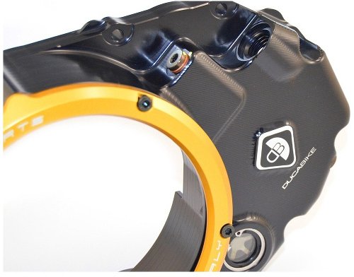 Ducabike Clutch cover, black-gold - Ducati Monster 821...