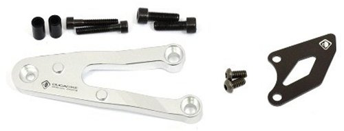 Ducabike Footpegs support, silver - Ducati Scrambler...