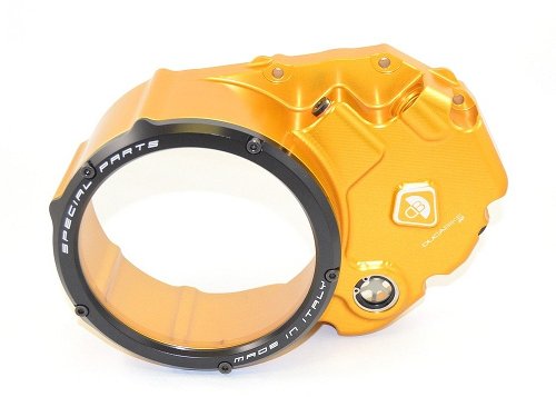 Ducabike Clutch cover, gold-black - Ducati Monster 821...