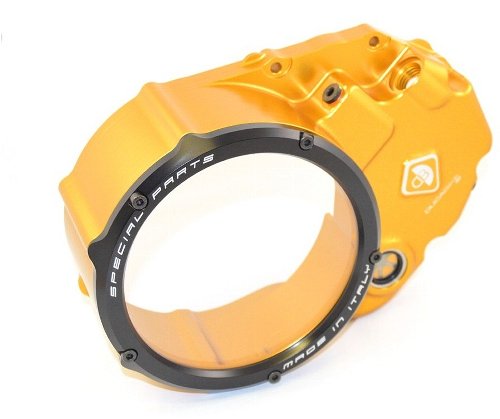 Ducabike Clutch cover, gold-black - Ducati Monster 821...