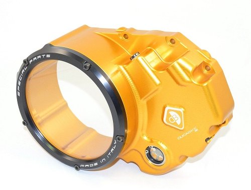 Ducabike Clutch cover, gold-black - Ducati Monster 821...