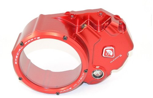 Ducabike Clutch cover, red - Ducati Monster 821...
