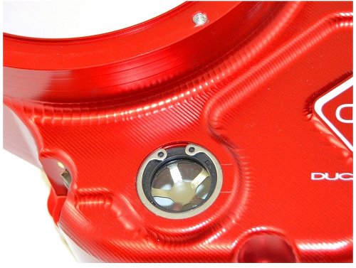 Ducabike Clutch cover, red - Ducati Monster 821...