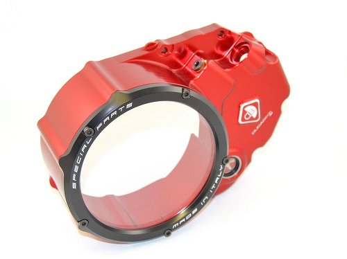 Ducabike Clutch cover, red-black - Ducati Monster 821...