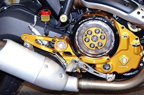 Ducabike Supporto pedane Ducati 800 Scrambler Nero