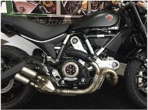 Ducabike Footpegs support, black - Ducati Scrambler...