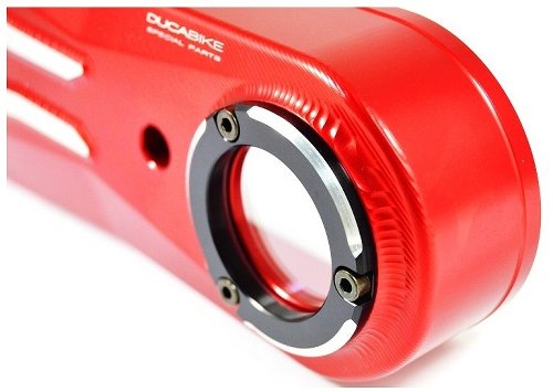 Ducabike Zahnriemenabdeckung, rot-schwarz - Ducati