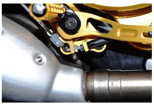 Ducabike Footpeg support, gold - Ducati Scrambler...