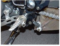 Ducabike Footpeg support, black - Ducati Scrambler...