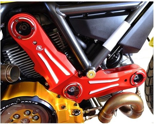 Ducabike Zahnriemenabdeckung, rot - Ducati Scrambler...