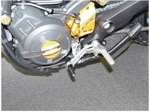 Ducabike Shift lever, silver - Ducati Scrambler...