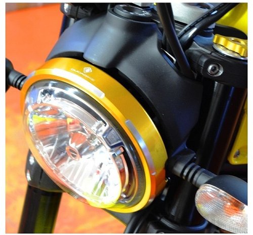 Ducabike Anello faro Ducati Scrambler oro
