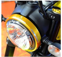 Ducabike Anello faro Ducati Scrambler oro