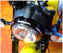 Ducabike Anello faro Ducati Scrambler nero