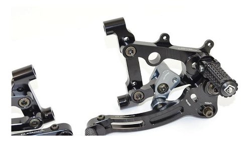 Ducabike Footrest system, black - Ducati Panigale 899 / 959