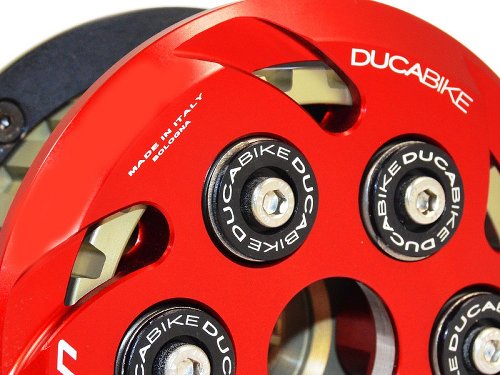 Ducabike Slipper clutch, Ergal, 6 springs, red - Ducati