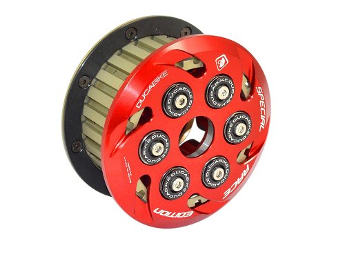 Ducabike Slipper clutch, Ergal, 6 springs, red - Ducati