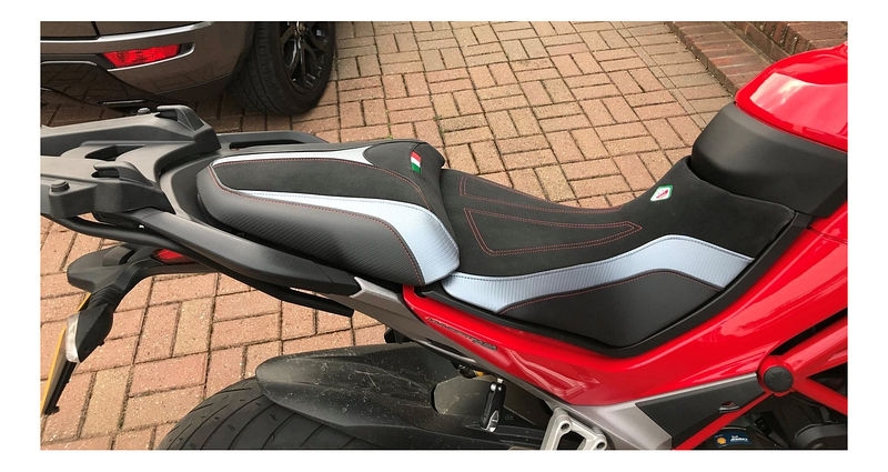 DUCATI MULTISTRADA 1200 2013-2014 store Seat cover , handmade, pokrowiec, motorcycle