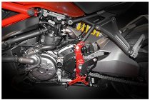 Ducabike Footrest system, red -  Ducati Monster 1200...