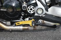 Ducabike Footrest system, black-gold - Ducati XDiavel