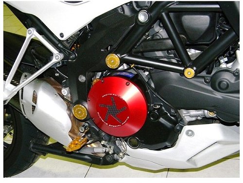 Ducabike Cover frizione bagno olio Ducati M 1200 `17, Rosso