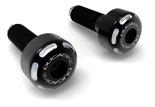 Ducabike Handlebar weights, 13/18mm, black - Ducati