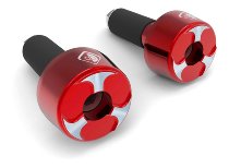 Ducabike Handlebar weights, 13/18mm, red - Ducati