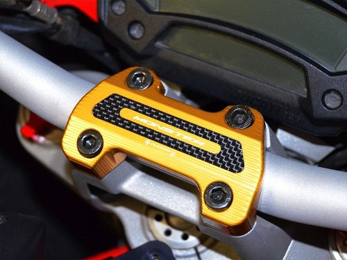 Ducabike Lenkerklemme, gold - Ducati 696 Monster