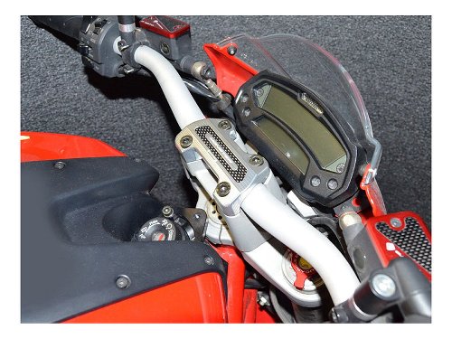 Ducabike Blocco Manubrio Ducati Monster 696 Argento