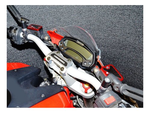 Ducabike Blocco Manubrio Ducati Monster 696 Argento