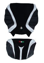 Ducabike Seat cover, black-white - Ducati Multistrada 1200