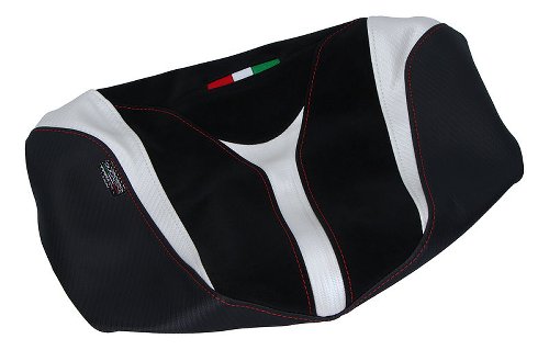 Ducabike Seat cover, black-white - Ducati Multistrada 1200