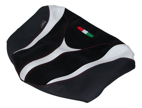 Ducabike Seat cover, black-white - Ducati Multistrada 1200